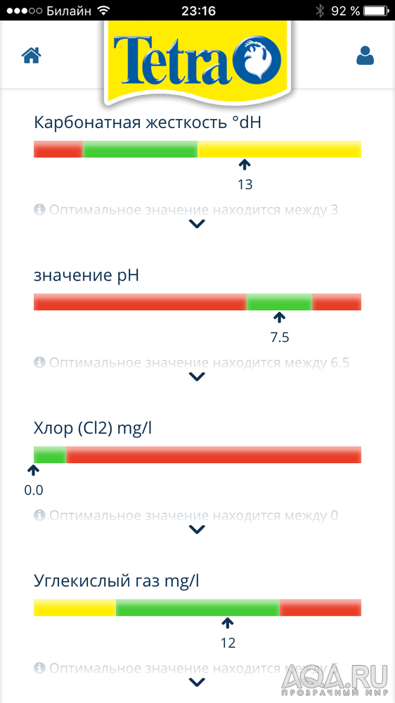 Тест воды 2