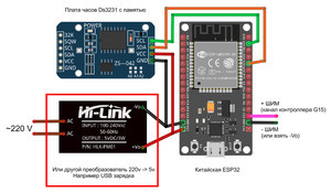 Простейший Xendil ESP32 контроллер